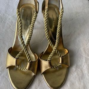 Valerie Steven Leather Rope Heels